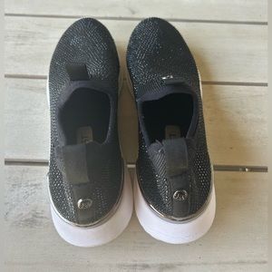 Sparkly Nine West slip on sneakers